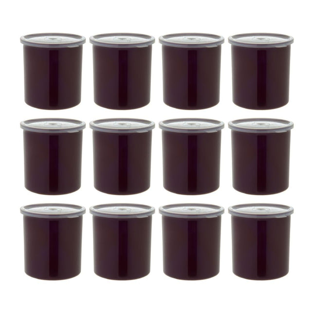 Carlisle 030101 Solid Color Commercial Round Stora