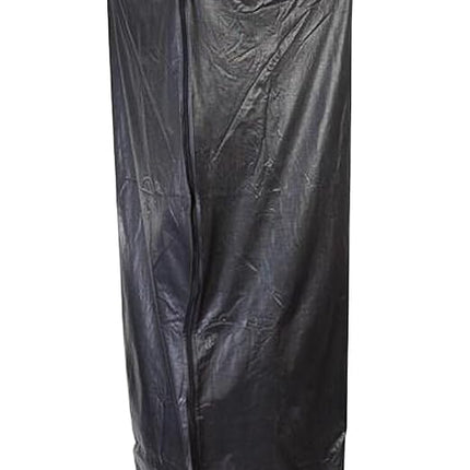 Gas Patio Heaters with Square Reflectors Full Length Outdoor Vinyl Cover Heavy Duty 10 Gauge Felt Lined With Zipper - Black