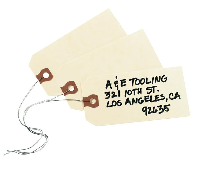 Avery Shipping Tags with Wire, 11.5 pt. Stock, 4-1
