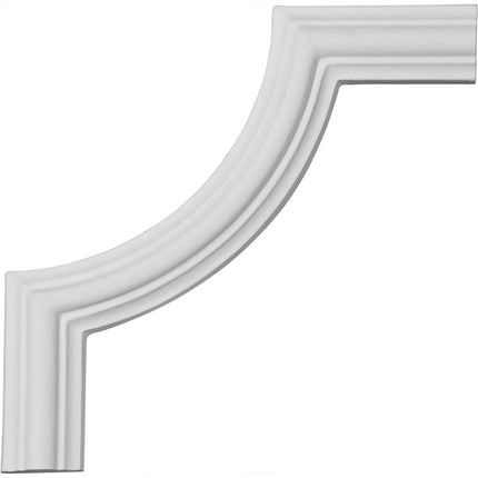 Ekena PML05X05BR 5 7/8-Inch Height x 5 7/8-Inch W Bradford Smooth Panel Moulding Corner - Primed