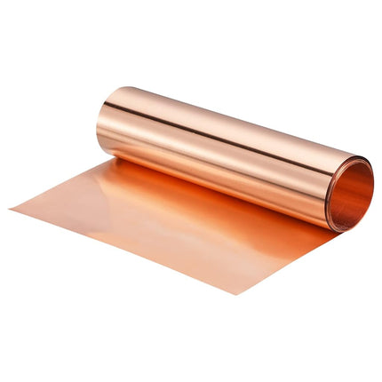 uxcell Copper Sheet Roll 3500mm x 200mm x 0.06mm, 