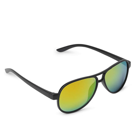 The Children's Place Lunettes de soleil mode aviateur noires pour bébés garçons et tout-petans, 2-4 ans