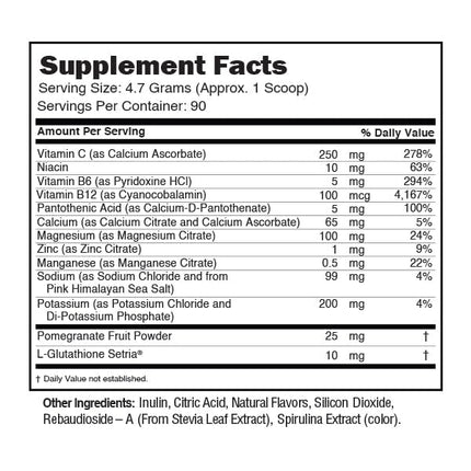 JUNP Hydration Electrolyte Powder (90 Servings, Berry Lemonade)