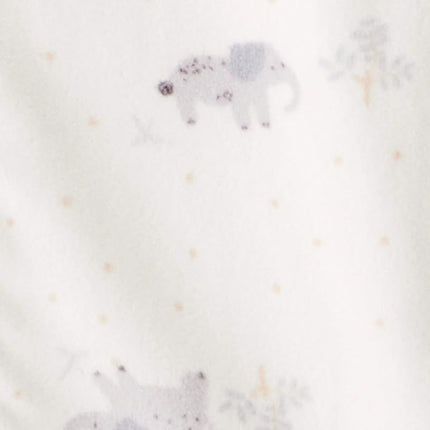 Carter's Unisex Baby Sleep Bag, White Elephant, 0-3 Months
