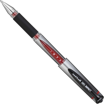 Uni-Ball UM-153S Signo Impact Gel Pens, Red Gel, 1