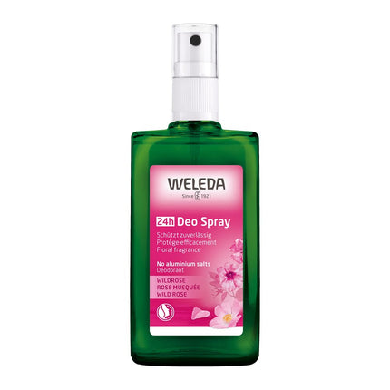WELEDA Wild Rose Deodorant Spray 100ml | 24hour Pr