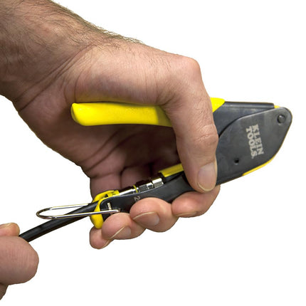 Coax Installation Kit with F Connectors, Cable Cutter, Compression Tool, Stripper, More Klein Tools VDV026-211