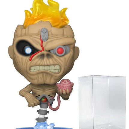 POP Iron [Maiden] Eddie - Seventh Son of Seventh Son Funko Vinyl Figure (Bundled with Compatible Box Protector Case), Multicolored, 3.75 inches