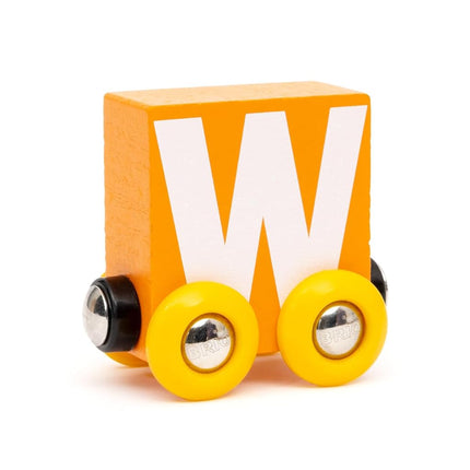 BRIO – Letter Train W | Wooden Train Set Accessory Toy for Kids Age 2 Years Up