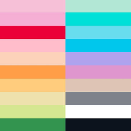TULIP Puff Paint 20 Pack, Mellow Rainbow, Dimesnional Fabric Paint Party Pack