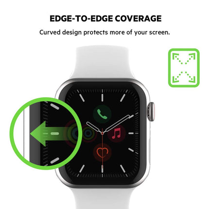 Protector de pantalla Belkin para Apple Watch Series 5, protector de pantalla para Apple Watch Series 4 (protector de pantalla de borde a borde para Apple Watch de 40 mm)