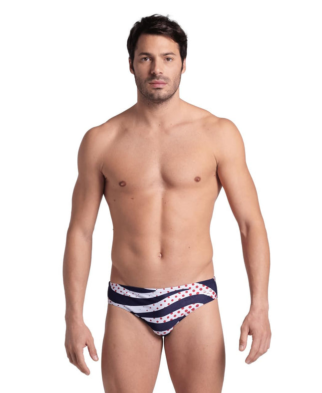 ARENA Men's Performance Multi Stripes Swim Briefs