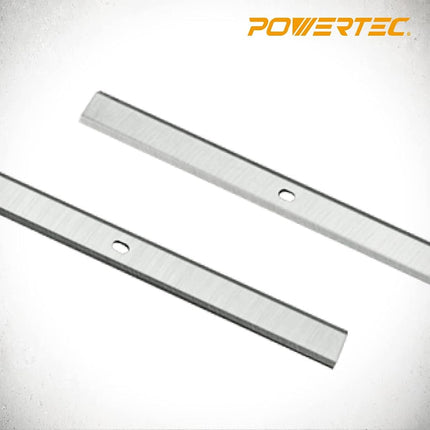 POWERTEC 13 Inch Planer Blades for Ryobi AP1300 Planer, Replacement for 6660664, 290202-000 Planer Knives, Set of 2 (12806V)