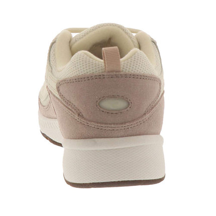 Easy Spirit Women's Romy Leather Walking Shoe, Taupe-Antique White, 10.5