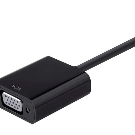 Monoprice Mini DisplayPort 1.2a / Thunderbolt to VGA Active Adapter, Black (112786)