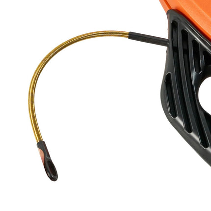 Fish Tape 61 m is Non-Conductive Fiberglass, Flexible for Conduit Measuring as Pull Line Klein Tools 56014