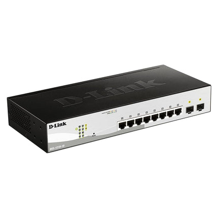 D-Link DGS-1210-10 10-Port Gigabit Smart Managed Switch with 2 SFP ports, Surveillance Mode Interface, Fibre Uplink Ports, Enhanced Layer 2 Management