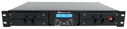 Rockville D12 5000W Peak / 1400W RMS 2-Channel Class D Pro/DJ Amplifier, Perfect for Live Sound, Pro Audio, DJs