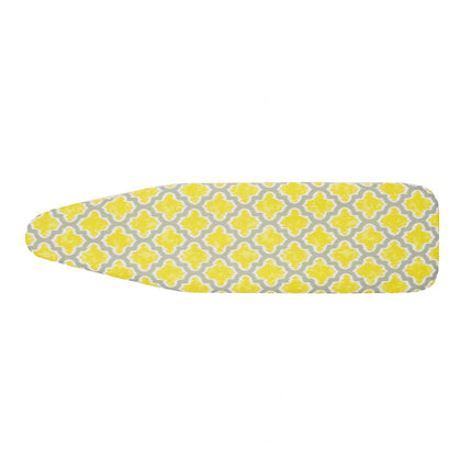 Ironing Board Cover and Pad (Freesia Lattice), 100% Cotton with Ultimate Double Padding by Seymour Home Products; Fits Full Size Board | Stain and Scorch Resistant; Elastic Edge | Laundry Accessories