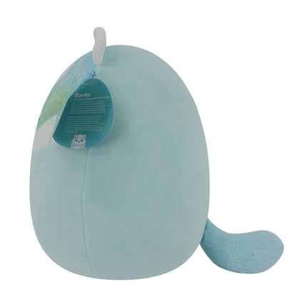 Squishmallows 12-Inch Banks Blue Badger - Medium-Sized Ultrasoft Official Kelly Toy Plush