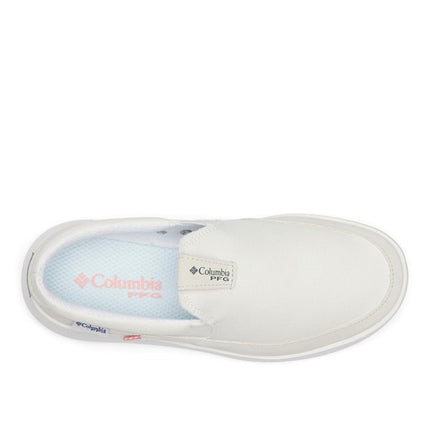 Columbia Women's Boatside PFG Boat Shoe, Sea Salt/ICY Morn, 10 Wide