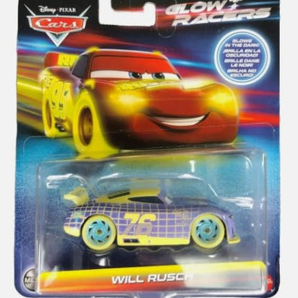 Disney Pixar Cars Glow Racers - Will Rusch - Cars 