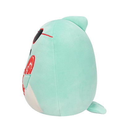Squishmallows Original 7.5-Inch - Perry the Teal Dolphin with Sunglasses and Surfboard