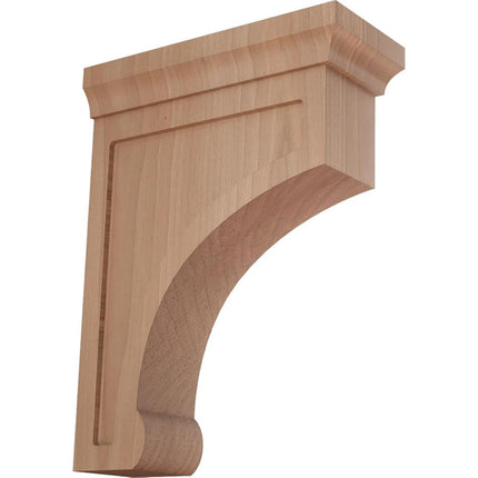 Ekena BKTW02X06X08GOCH 2 1/2-Inch Width x 6-Inch Depth x 8-Inch Height Medium Gomez Wood Bracket - Cherry