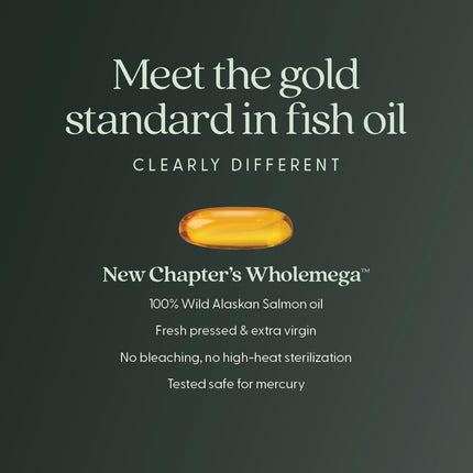 New Chapter Wholemega, 1000 Mg, 180-Count