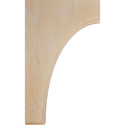 Ekena BKTW02X08X10CVMA 1 3/4" W x 8" D x 10" H Clarksville Bracket, Maple
