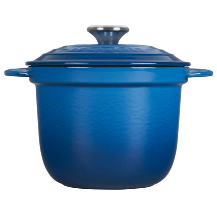 Le Creuset Enameled Cast Iron Rice Pot with Lid & Stoneware Insert, 2.25 qt., Marseille