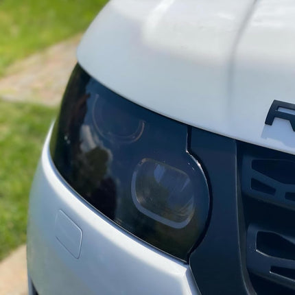 VViViD Smoke Black Gloss Vinyl Headlight Foglight Transparent Tint Wrap Self-Adhesive (60" x 60")