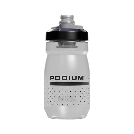 Camelbak PODIUM 710 ml – bike bottle – light and compact – easy squeeze function – self-sealing cap – leak-proof – fits in bottle holder – carbon, size: OS