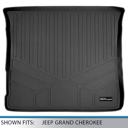 SMARTLINER Tapis de Coffre Sur Mesure Toutes Saisons Noir pour Jeep Grand Cherokee 2011-2019