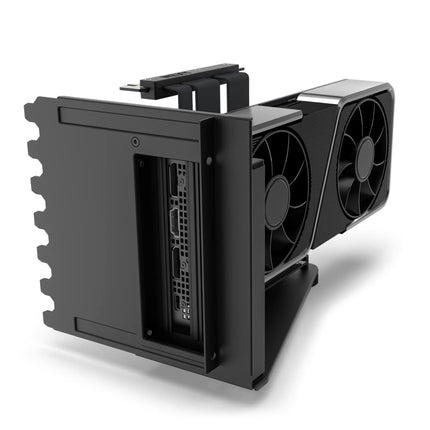NZXT Kit de Montaje Vertical para GPU - AB-RH175-B1-175 mm Cable Riser PCIe 4.0x16 - Soporte para GPU - Soporte Robusto de Acero - Negro