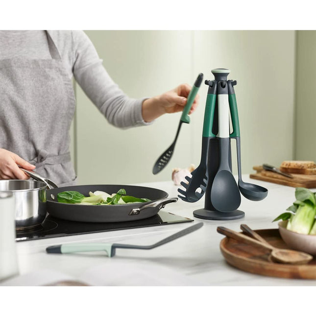 Joseph Joseph Elevate Carousel, 6-Piece Utensil Set - Editions (Sage)