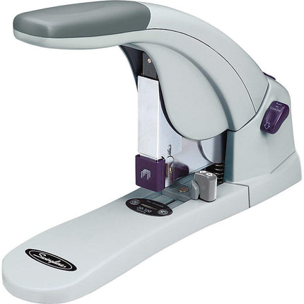 Swingline Heavy Duty Stapler, 120 Sheet Capacity, LightTouch, Jam Free, Reduced Effort, Anti-Microbial, Metal, Gray (90010)