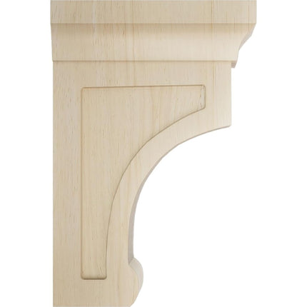 Ekena BKTW02X04X06GORW 2 1/2-Inch Width x 4-Inch Depth x 6-Inch Height Small Gomez Wood Bracket - Rubber Wood