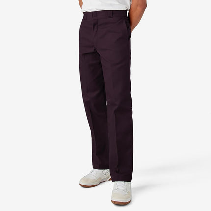 Dickies Men's Original 874 Work Pants, Maroon, 38W x 30L