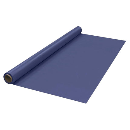 Party Essentials Plastic Banquet Table Roll, 40" x 100', Navy Blue
