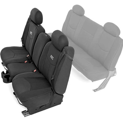Housses de siège avant en néoprène Rough Country pour Chevy/GMC 1500 de 1999-2006-91013