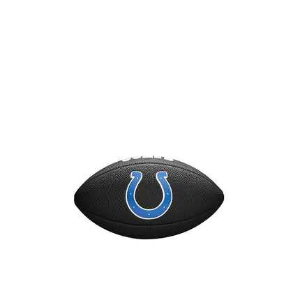 Wilson American Football MINI NFL TEAM SOFT TOUCH, Soft Touch-Blended Leather, Black