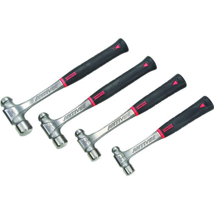 Jeu de marteaux à panne ronde Proto J1304AVPS Antivibe, 4 pièces