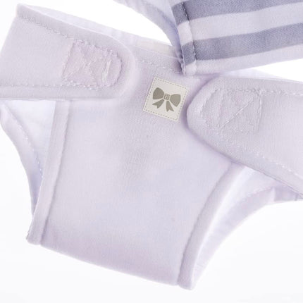 JC Toys Set of 4 Nappies for Dolls from 36 to 43 cm, Washable and Reusable, Ideal for Playing, Multicoloured, Blue, Designed in Spain by Berenguer, +2 Years, 81004