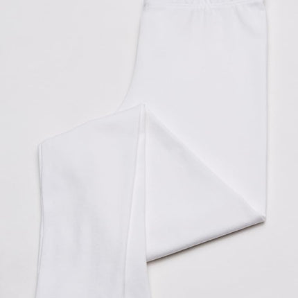 Leggings para niña de The Children's Place, paquete de 2, Negro/Blanco, Talla M
