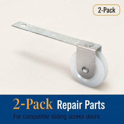 Prime-Line Products B-521 Screen Door Tension Spring with 1-Inch Nylon Roller (2-Pack)