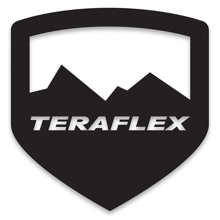 TeraFlex 4798000 Black Chrome JK License Plate Delete Badge Kit, 1 Pack