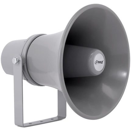 Pyle Indoor/Outdoor PA Horn Speaker, 9.7 Inch PA Speaker Loud Sound with 70V Transformer 20-Watt Mounting Included