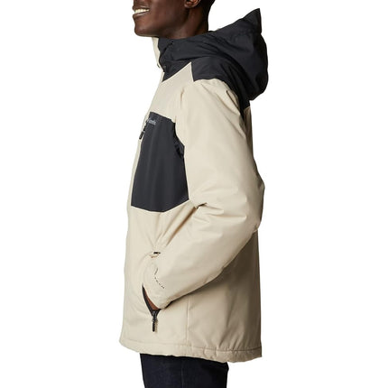 Veste isolée Columbia Tipton Peak II pour homme, couleur Ancient Fossil/Noir, XXL