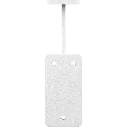 Ekena Millwork BKTM02X07X07BRHWH 2 inch W x 7 inch D x 7 inch H Bradford Steel Bracket, Hammered White